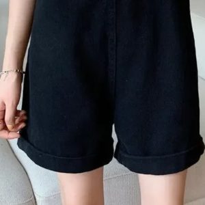SALOPETTE short femme colorée détail ourlet
