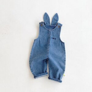 salopette jean bebe lapin