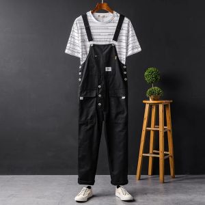 salopette sarouel homme style safari colorées noire