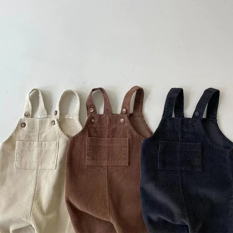 salopette garcon velours couleurs