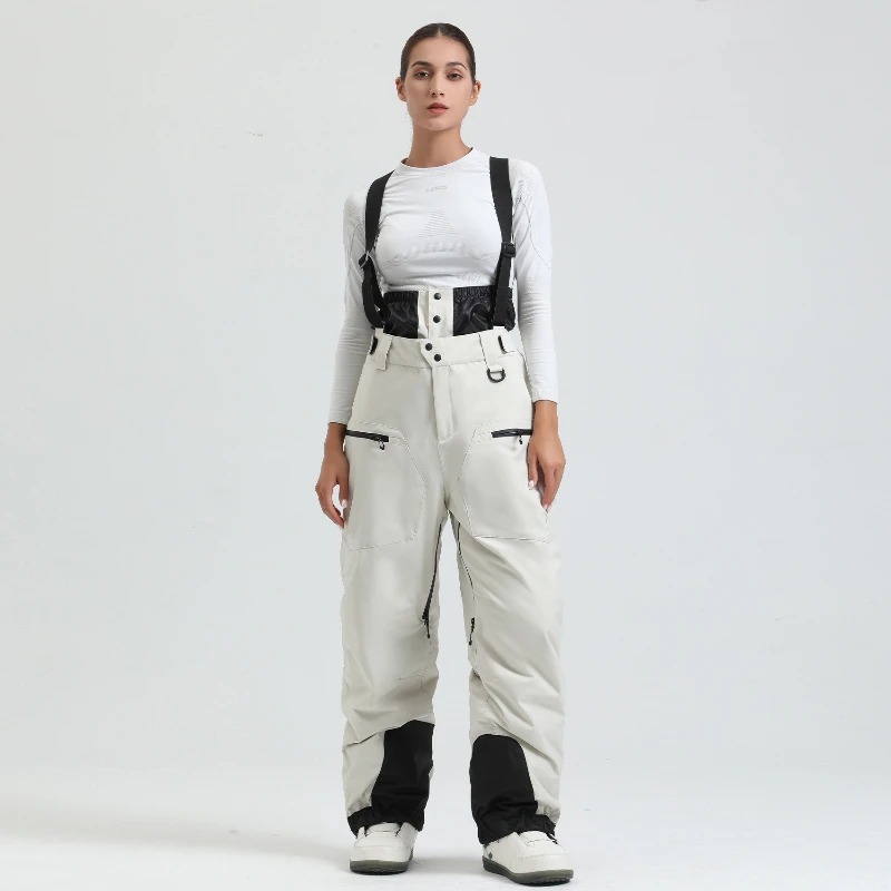 Salopette de ski femme snowboard blanc