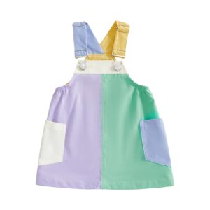 salopette bebe fille couleur pastel