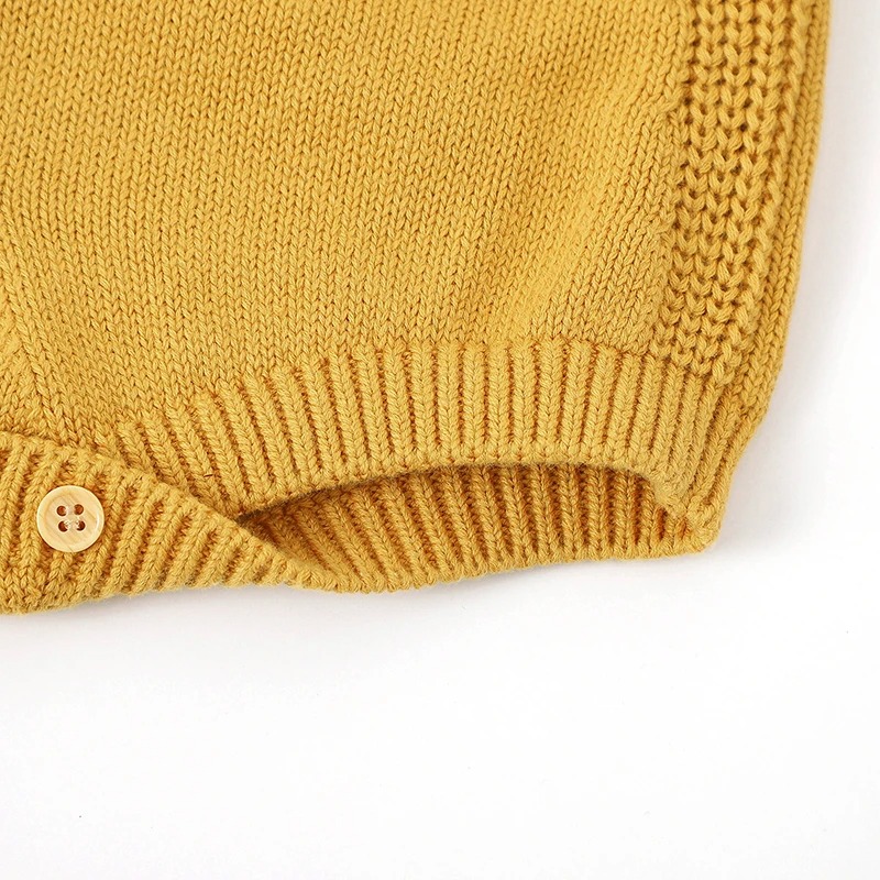 salopette bébé coton arc en ciel jaune jambes