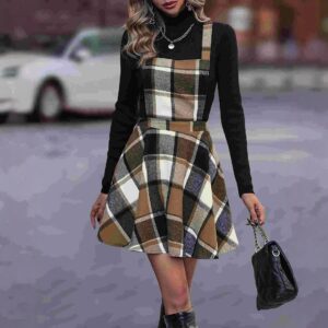 jupe salopette femme vintage