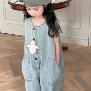 salopette jeans fille