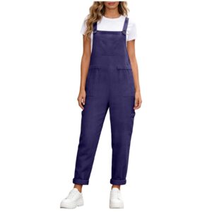 salopette large femme violet