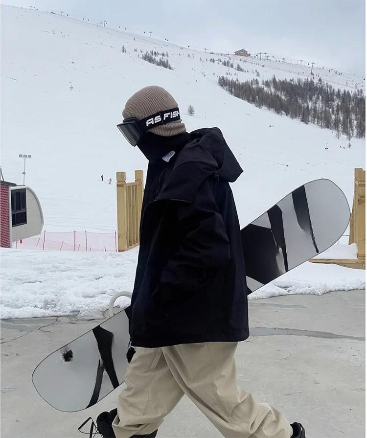 salopette homme ski beige assortie
