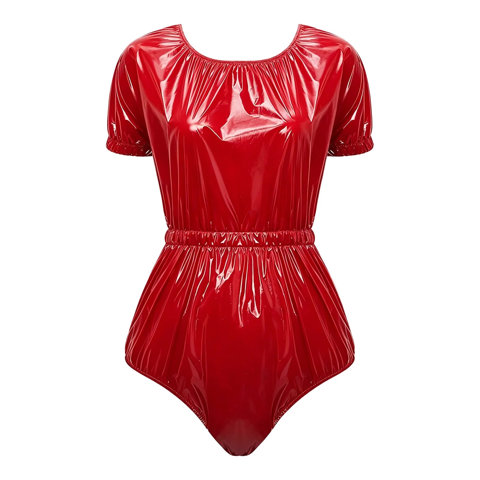 salopette de pluie rouge modèle