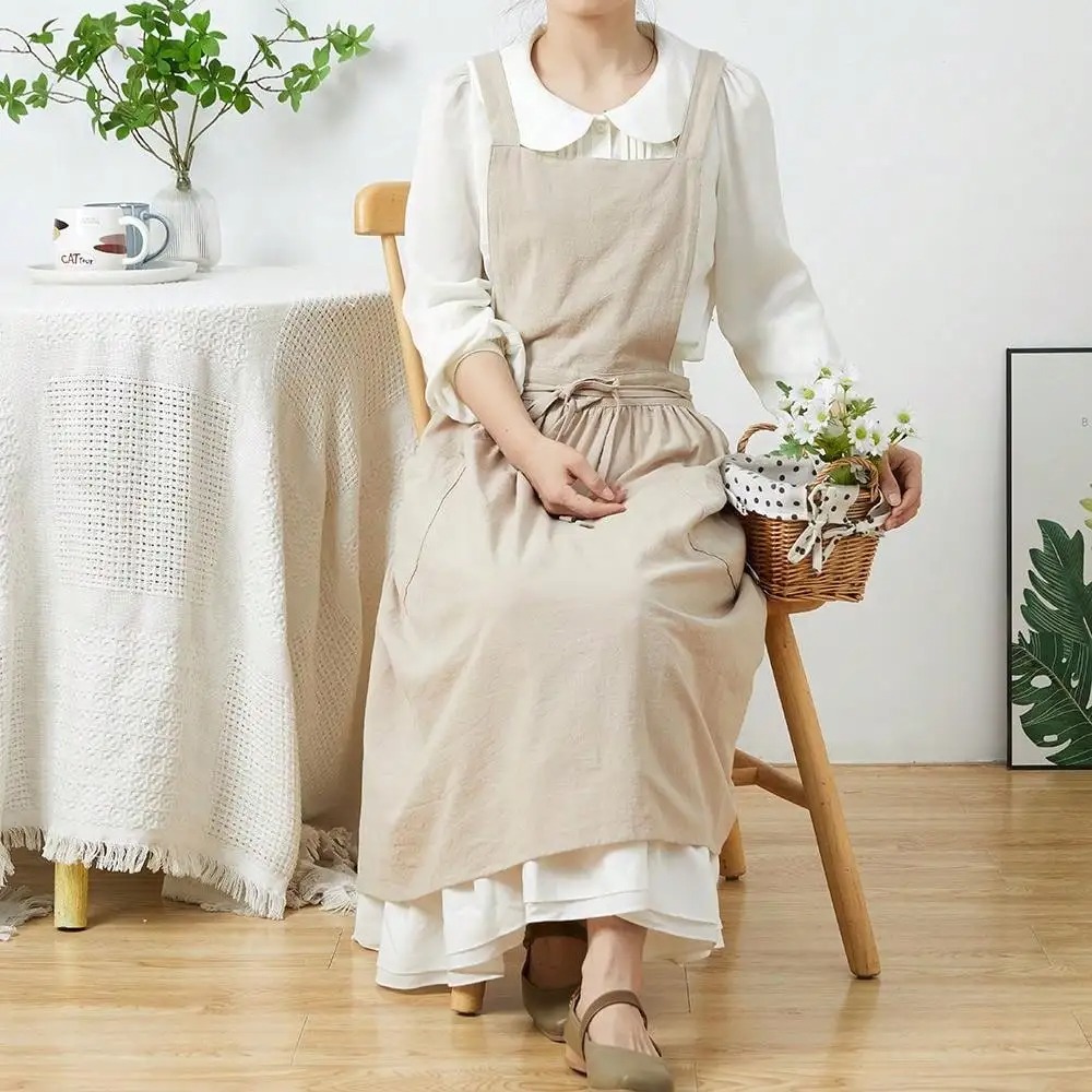 salopette en lin femme taupe