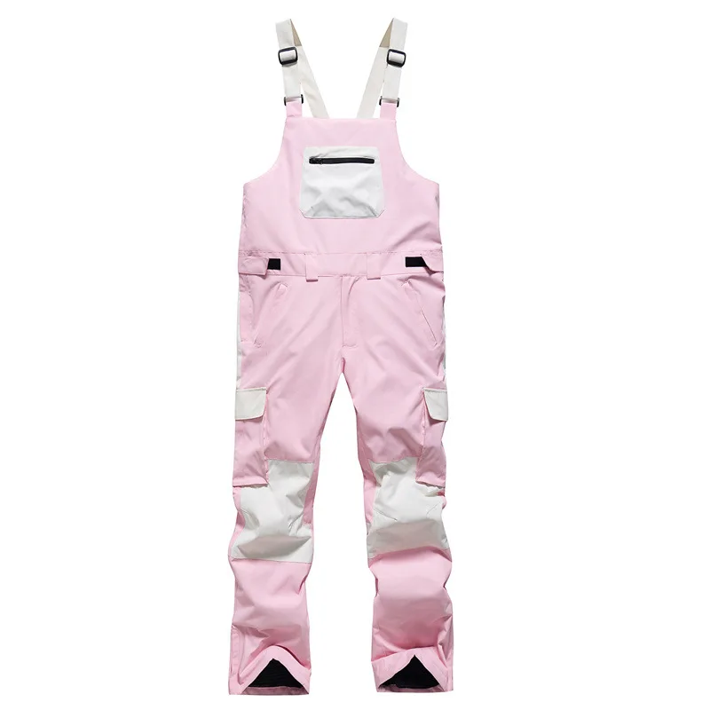 salopette de ski féminine variante rose