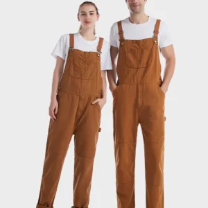 salopette jean grande taille unisexe